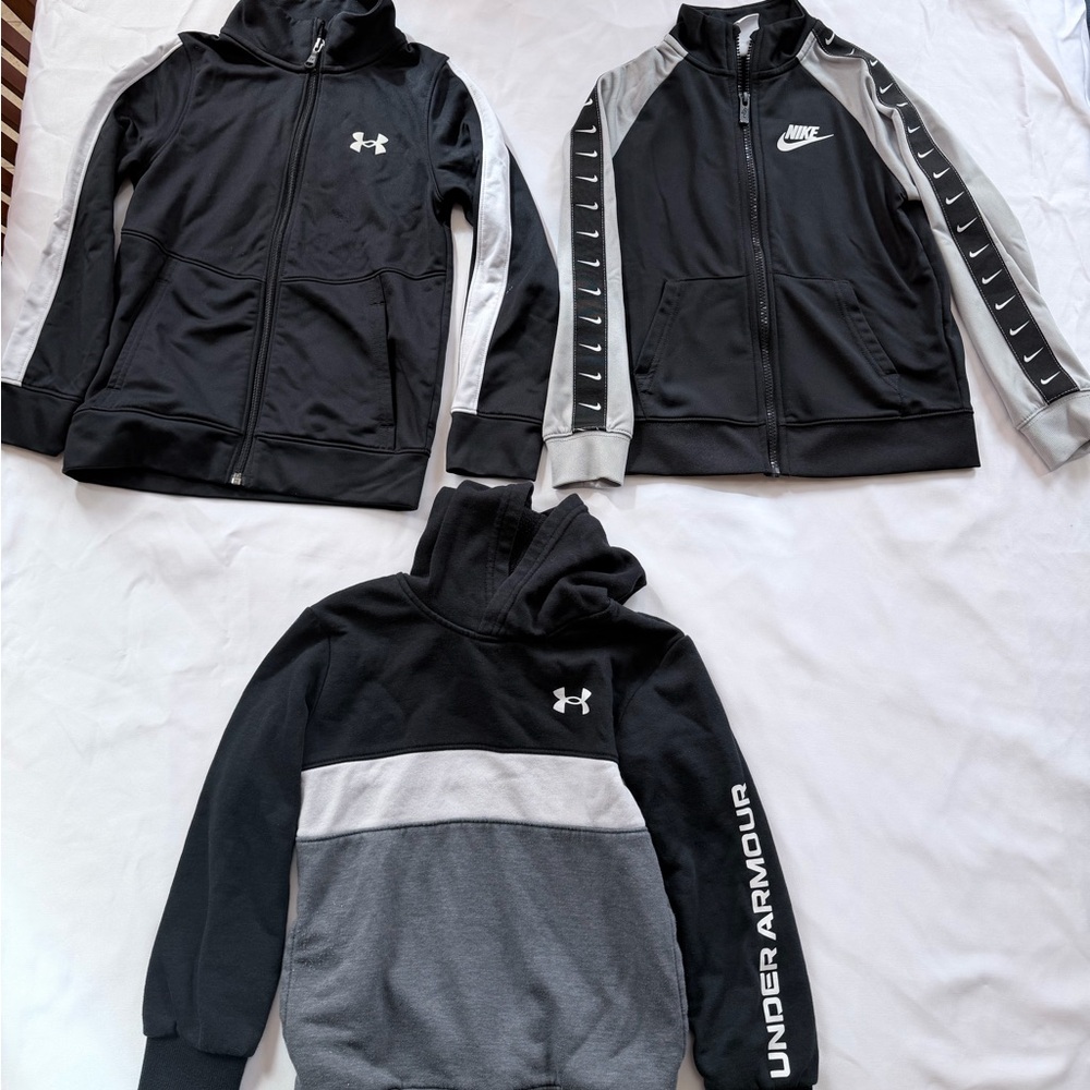 Nike & Under Armour youth small lot of 3